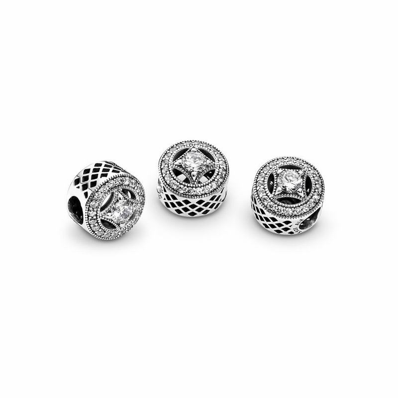 Pandora Australia Vintage Allure Charm - Sterling Silver | XHUVTF348